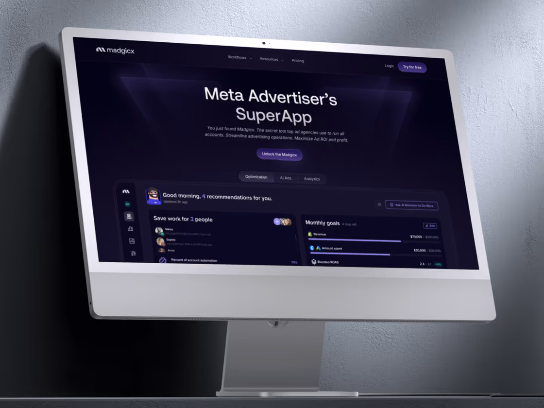 Madgicx: Website