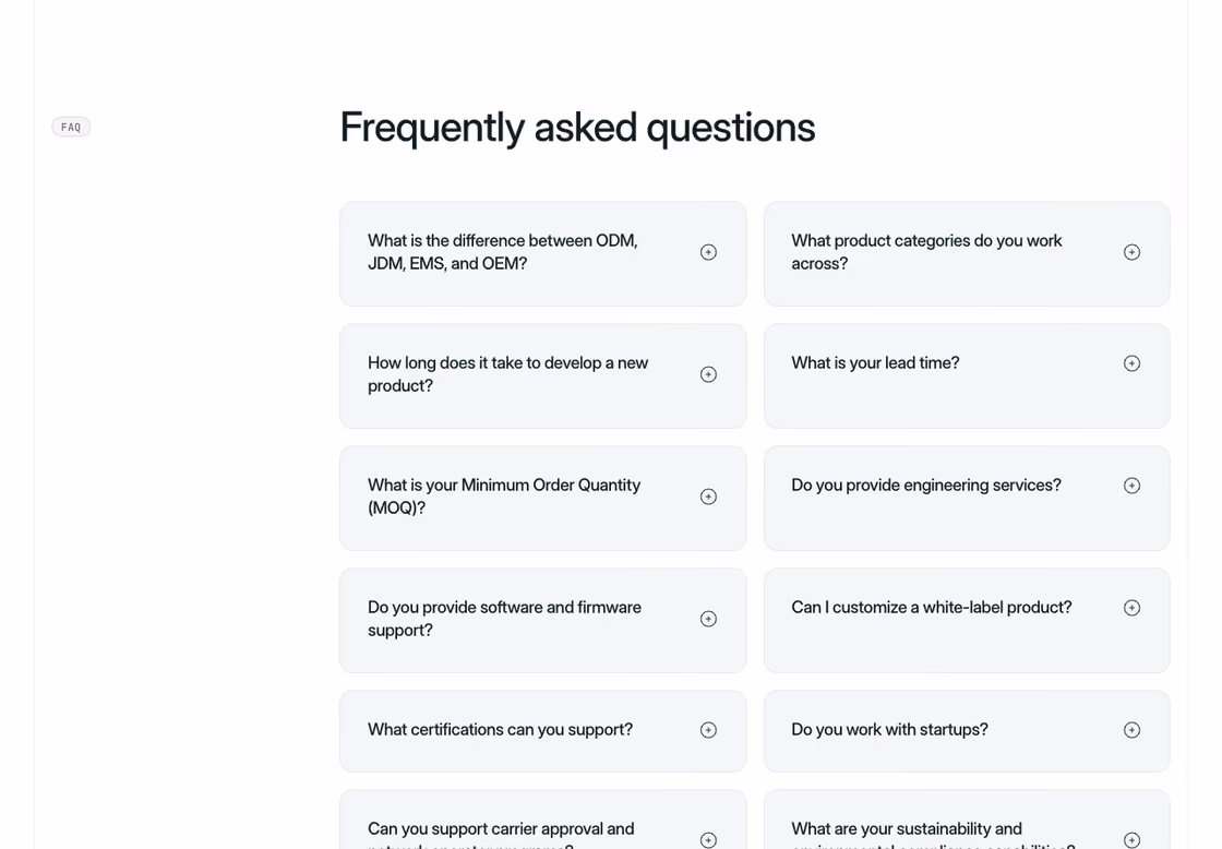 MobiWire frequently asked questions section